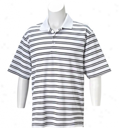 Ashworth Mens Repeat Stripe Polo