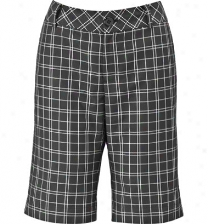 Ashworth Womens Plaid Shorts