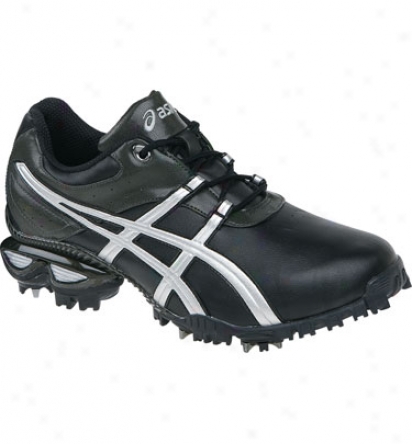 Asics Gel - Linksmaster Golf Shoes (black/silver/gunmetal)