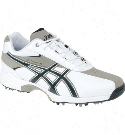 Asics Gel-tour Lyte Golf Shoes (white/clay/black)