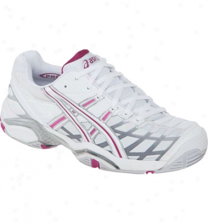 Asics Lady Gel-challenger 8 White/lightning/boysenberry