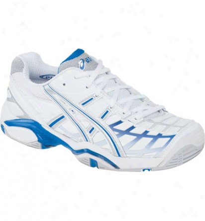 Asics Lady Gel-challenger 8 White/maui Blue/lighyning