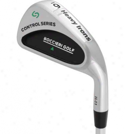 Bocciieri Golf Heavy Individual Iron With Steel Shafts