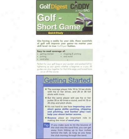 Bookl3gger Golf Digest Caddy In Your Bag: Golf - Deficient Game