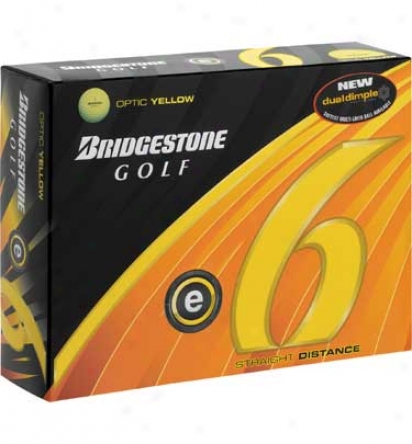 Bridgestone E6 Yellow Golf Balls