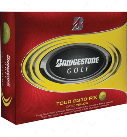 Bridgestone Logo B330-rx Golf Balls (optic Yellow)