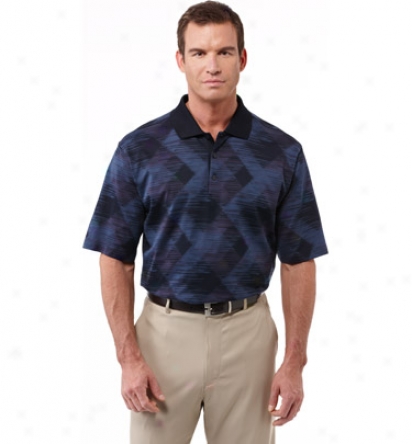 Bugatchi Mens Mercerized Argyle Polo