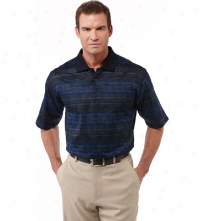 Bugatchi Mens Mercerized Jacquard Polo