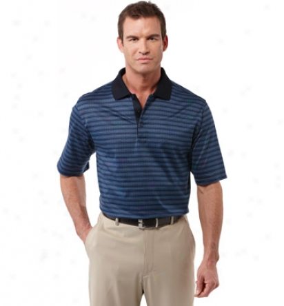 Bugatchi Mens Mercerized Tonal Jacquard Polo