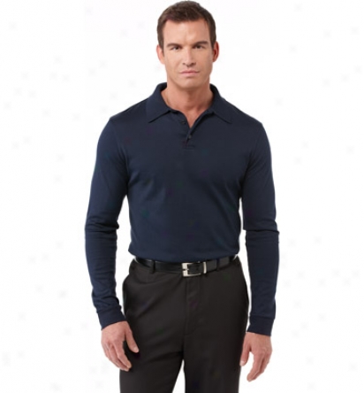 Bugatchi Mens Supima Cotton Solid Polo