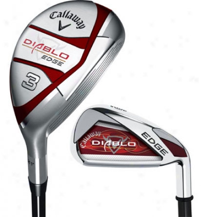 Callaway Diablo Edge Hybrid Combo Iron Set 4h, 5h, 6-pw By the side of Graphite Shafts