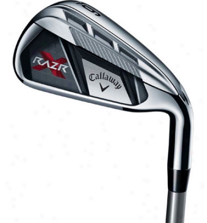 Callaway Woman of rank Razr X Individual Iron With Plumbago Shaft