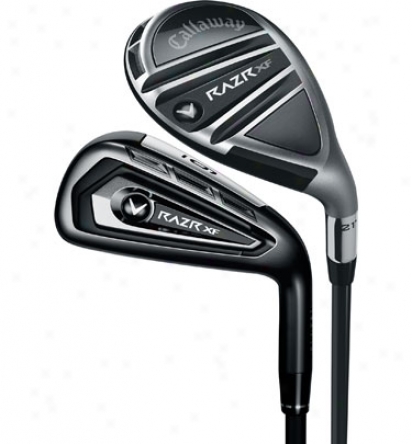 Callaway Lady Razr Xf 4h, 5h, 6-aw Combo Set With Graphite Shafts