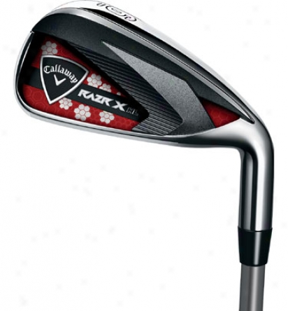 Callaway Lady Razr Xhl 4-pw, Aw Iron Set With Graphite