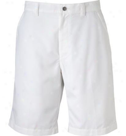 Callawau Mens Flat Front Twill Tech Shorts