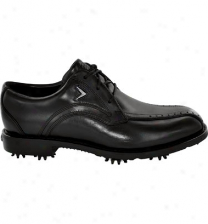 Callaway Mens Ft Chev Blucher - Black Golf Shoes