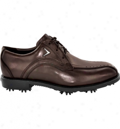 Callaway Mens Ft Chev Blucher - Brown Golf Shoes