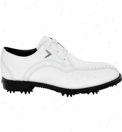 Callaway Mens Ft Cnev Blucher - White Golf Shoes