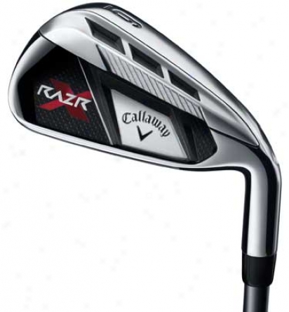 Callaway Pre-owned Razr X 4-aw Iron Set With Steel Shafts