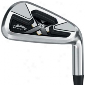 Callaway Pre-owned X-22 Tour Iron Set 3-pw With Project X Steel Shafts