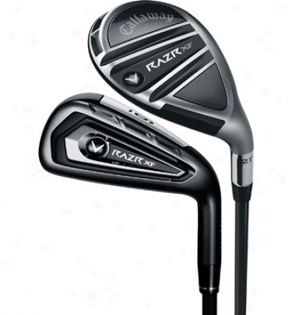 Callaway Razr Xf 4h, 5h, 6-aw Combo Iron Set With Graphite Shafts