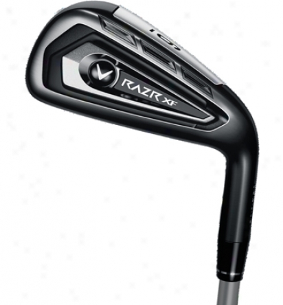 Callaway Razr Xf Individual Iron With Graphite Stem