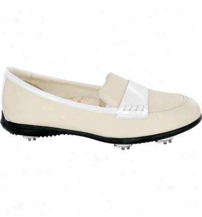 Callaway Womens Moc Golf Shoes (bone/white)