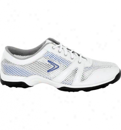 Callaway Womens Solaire Golf Shoes (white/blue)