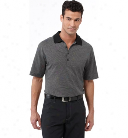 Cavlin Klein Mens Mini Stripe Polo