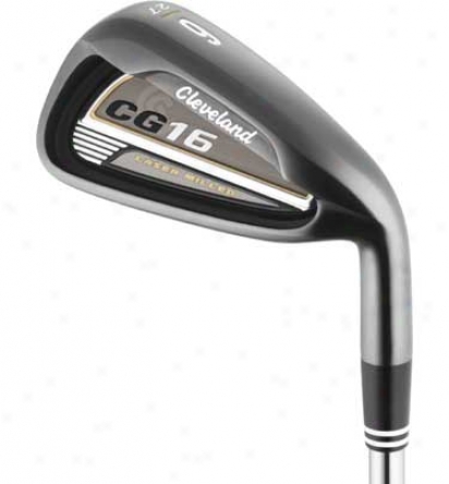 Cleveland Cg16 Black Pearl Iron Set 4-pw With Graphite Shafts