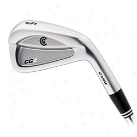 Cleveland Pre-owned Cg2 3-pw Iron Set W/steel Shaft