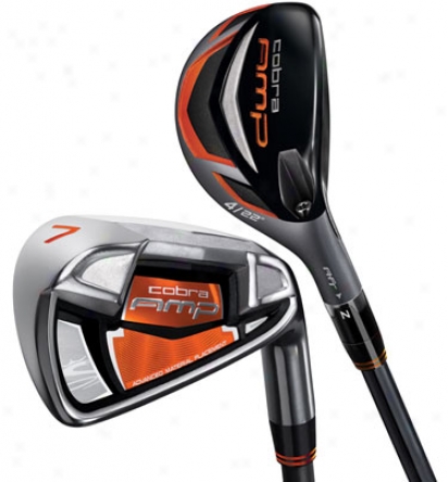 Cobra Amp 3h, 4h, 5-pw Combo Iron Set With Graphite Shafts