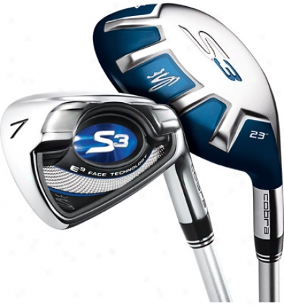 Cobra Lady S3 4h, 5h, 6h, 7-pw, Sw Iron Set With Graphite Shafts