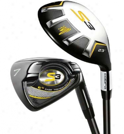 Cobra S3 3h, 4h, 5-pw Irin Predetermined With Steel Shafts