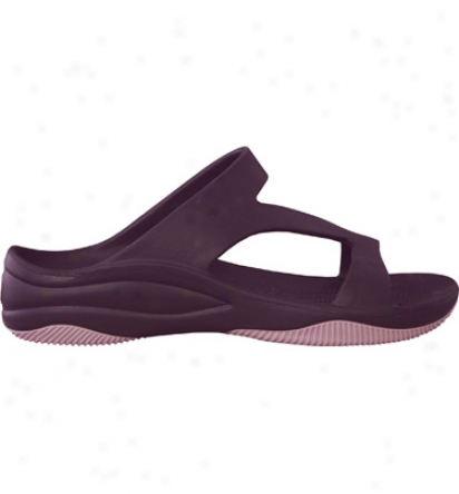 Dawg sPremium Womens Z Sandal With Rubber Sole - Plum/lilac Casual Shoe