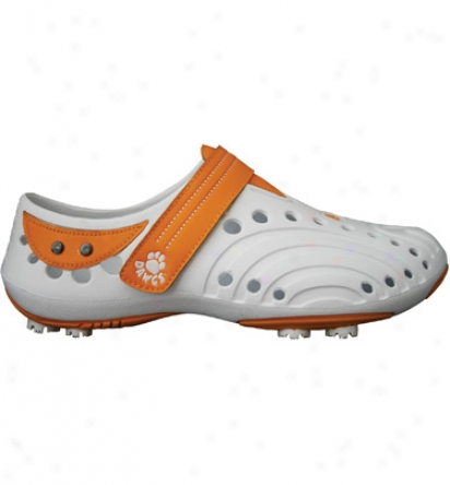 Dawgw Womans Golf Spirit New Colors - White/orange Golf Shoes