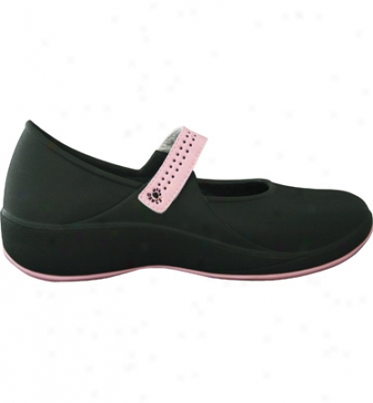 Dawgs Womens Mary Jane Pro Black/soft Pink