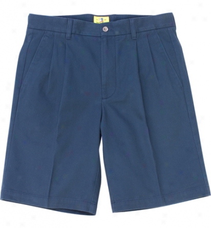 Duck Head Mens Original Pleated Front Washed Twill Short