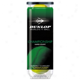 Dunlop Tennis Championship Extra Duty Tennis Balls - Can