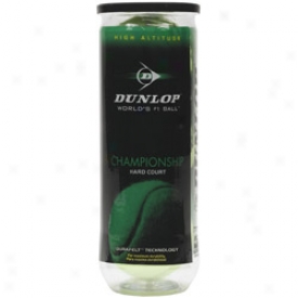 Dunlop Tennis Championship High Altitude Tennis Balls - Can