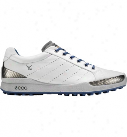 Ecco Mens Biom Hybrid - White/royal Golf Shoes