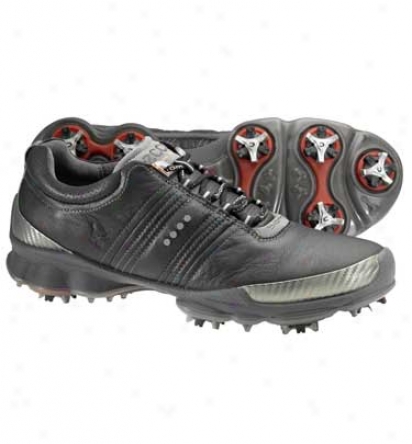Ecco Mens Biom Hydromax Golf Shoes (black/steel)