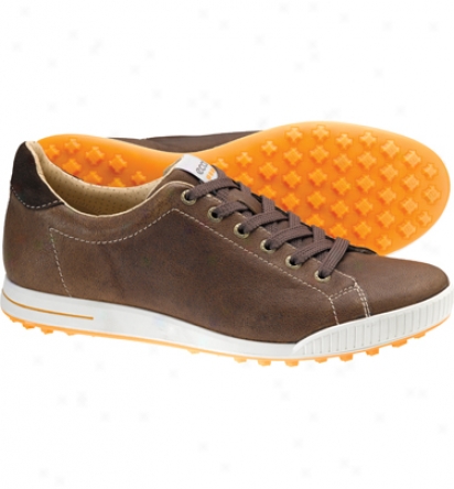 Ecco Mens Golf Street Premier Golf Shoes (sepiz/coffee/fanta)