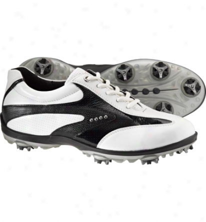 Ecco Womens Accidental Coo1 Hydromax Golf Shoes (white/black/black)