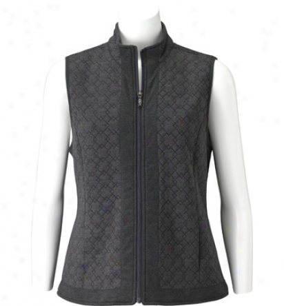 Ep Pro Womens Diamond Quilted Knit Vest