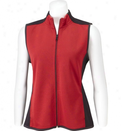 Ep Pro Womens Textured Fleece Zip Front Vest