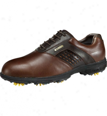 Etonic Mens Dri Tech Ii - Mocha/dark Brown Golf Shoes