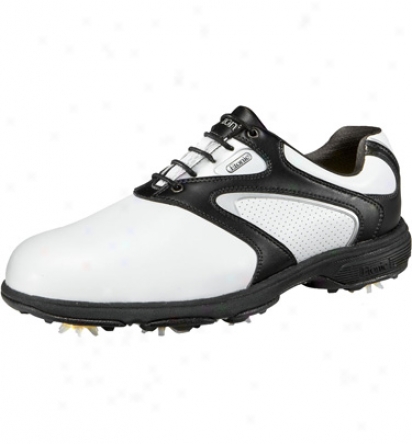 Etonic Mens LiteT ech Iii - White/black Golf Shoes