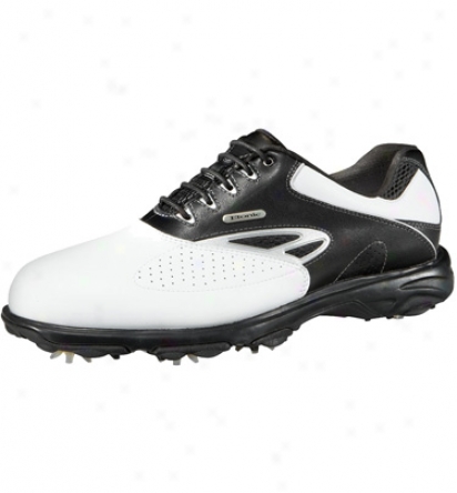 Etonic Mens Sport Tech Ii - White/black Golf Shoe