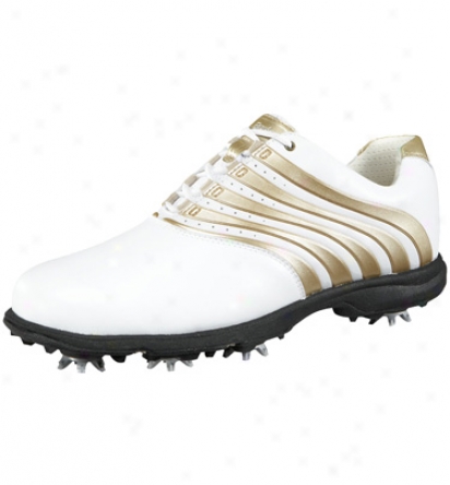 Etonic Womens Lite Tech Ii - White/gold Golf Shoes